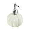 Qianly Ceramics Soap Dispenser, Creative Countertop Soap Dispenser, Empty Refillable