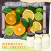 MTLEE 4 Pack 12 oz Mason Jar Candle Soy Candles