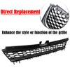 BST BSSP Front Grille Honeycomb Carbon Fiber Print For 2015-2016