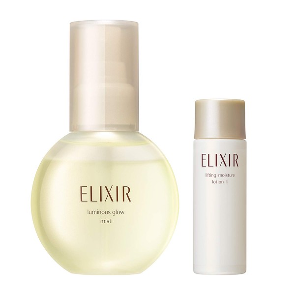 ELIXIR Luminous Glow Mist Limited Edition Set aL, Beauty Lotion, 2.7 Fl Oz (80 ml), 0.6 Fl Oz (18 ml)