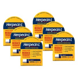 Herpecin-L bálsamo labial, 30 SPF, 0,1 onza, Pacquete 6                                                                                               