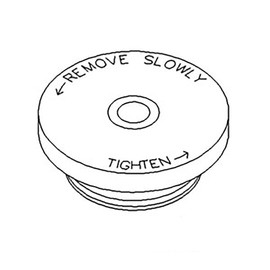 RAParts RW0021-4 New Radiator Cap Fits Ford New Holland Dexta Super Dexta 3/4" Deep Neck