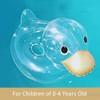 VGEBY Anillo de nataci¨®n de PVC Beb¨¦ Beb¨¦ Pato Transparente