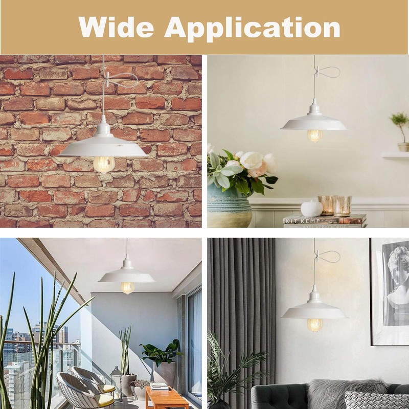 Phenolic Medium Base Light Socket,3 Pack TWDRTDD White Period Style