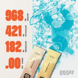 SALTT Electrolytes Powder Packets, Cocoa Variety Pack (30 Packets) - Magnesium, Potassium, Sodium, Trace Minerals - Vegan, Sugar Free, Gluten Free - Travel Essentials - Made in USA