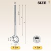 METALLIXITY Eye Bolt with Nuts (1/4"x4") 2Set, Zinc-Plated Carbon Steel