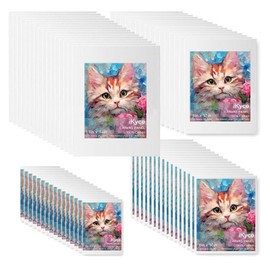 iKyce Canvas Boards for Painting - 64 Pack - 5 x 7, 8 x 10, 9 x 12, 11 x 14 inch Super Value Pack, 100% Cotton Pre-Primed Canvas Panels for Art Supplies, Acrylic, Oil, Watercolor, Tempera Paints