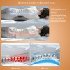 3-in-1 Lumbar Massager with Heating/Vibration/Adjustable Traction Memory foam lumbar pillow