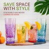 Bravario Royal Plastic Drinking Tumbler, Premium Quality Water Glasses, Dishwasher-Safe