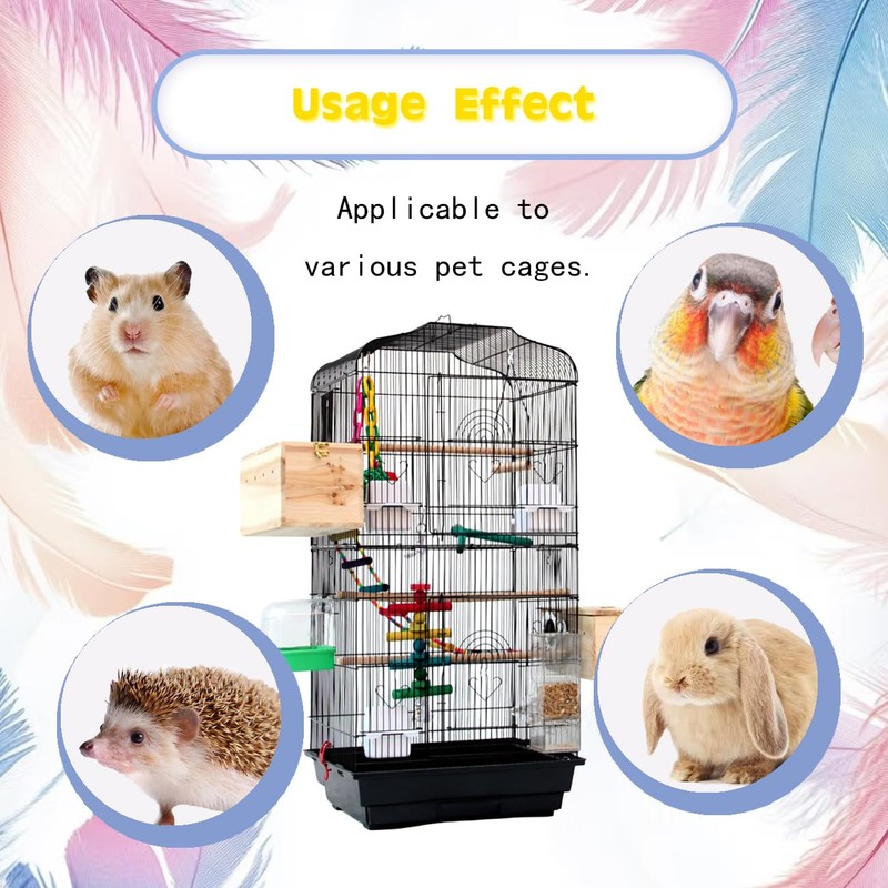 Tovyzalg 2-in-1 Bird Cage Cleaning Brush & Poop Remover with