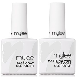 Mylee Nail Gel Polish Matte No-Wipe Top & Base 2x10ml