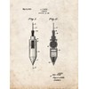 Plumb Bob Patent Print Old Look (5" x 7") M15101