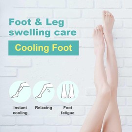 I LOVER iLover coolingfoot - Paquete de 6 (24 unidades) Almohadillas refrescantes para pies y piernas. Relájese con un parche de hielo para piernas, pantorrillas y tobillos cansados y agotados. Popula