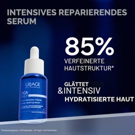 Uriage Cica-Daily Intensive Repairing Serum with Centella Asiatica, Hyaluronic Acid & Vitamin B5 - Repairs & Protects Against Aggression - Fragrance-Free - 97% Ingredients of Natural Origin - 30 ml