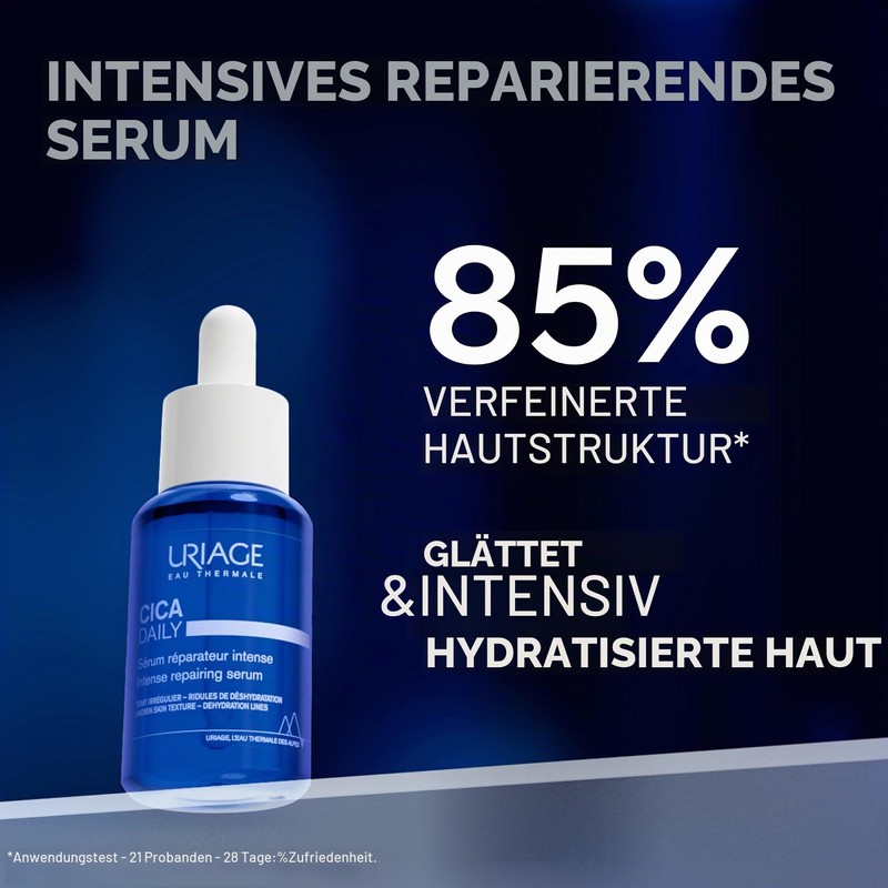 Uriage Cica-Daily Intensive Repairing Serum with Centella Asiatica, Hyaluronic Acid