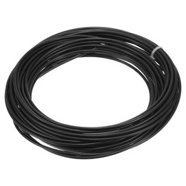 PATIKIL Wicker Repair Kit, Round Synthetic Rattan Material Plastic Wicker Woven Set for DIY Craft and Weaving Basket Making, Black