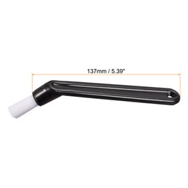 MECCANIXITY Coffee Machine Brush, 5" Length Nylon Head Black for Cleaning Espresso Machines, Grinders