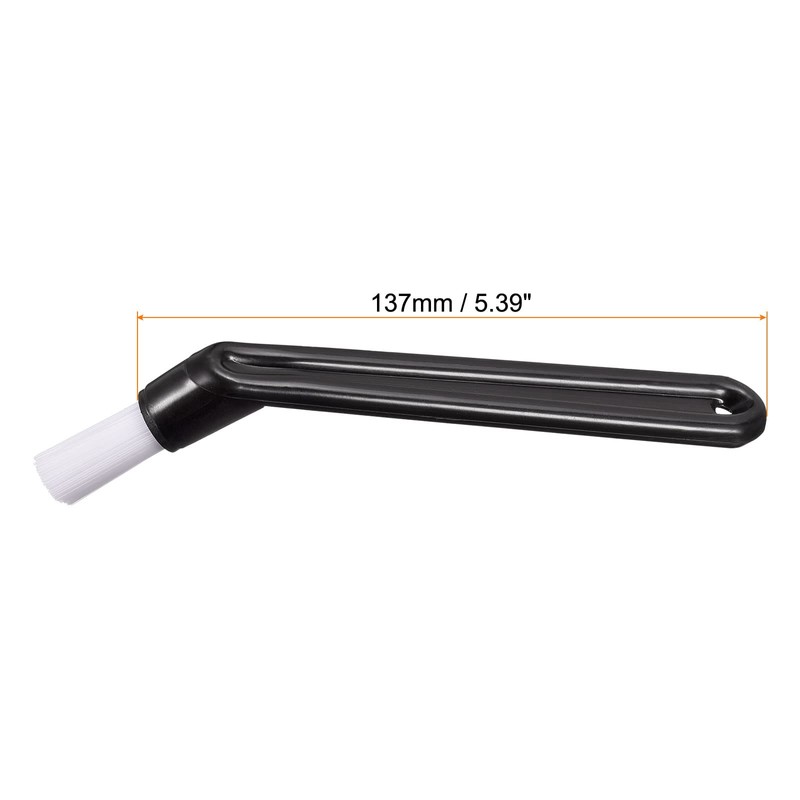 MECCANIXITY Coffee Machine Brush, 5" Length Nylon Head Black for
