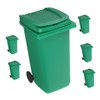 Operitacx 1 Set of Rubbish Bin Desktop Mini Waste Bin