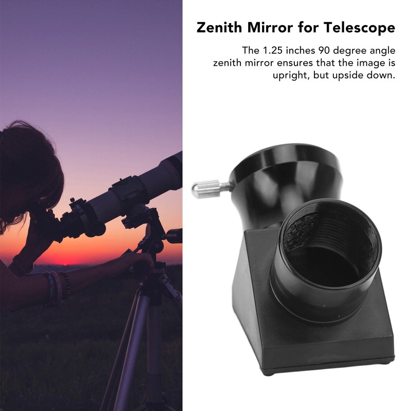 1.25 Inches 90 Degree Zenith Diagonal Mirror Turning Mirror Astronomical