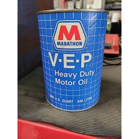 Marathon Vintage Marathon  Motor Oil Full Quarts