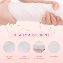 Pack of 10 Bra Inserts, Sweating, Underbust Sweat Protection, Rectangular Cotton Underbust Band, 3-Layer, Washable, Reusable, Sweat-Absorbing and Breathable (Rectangle x 5 + Special Shape)