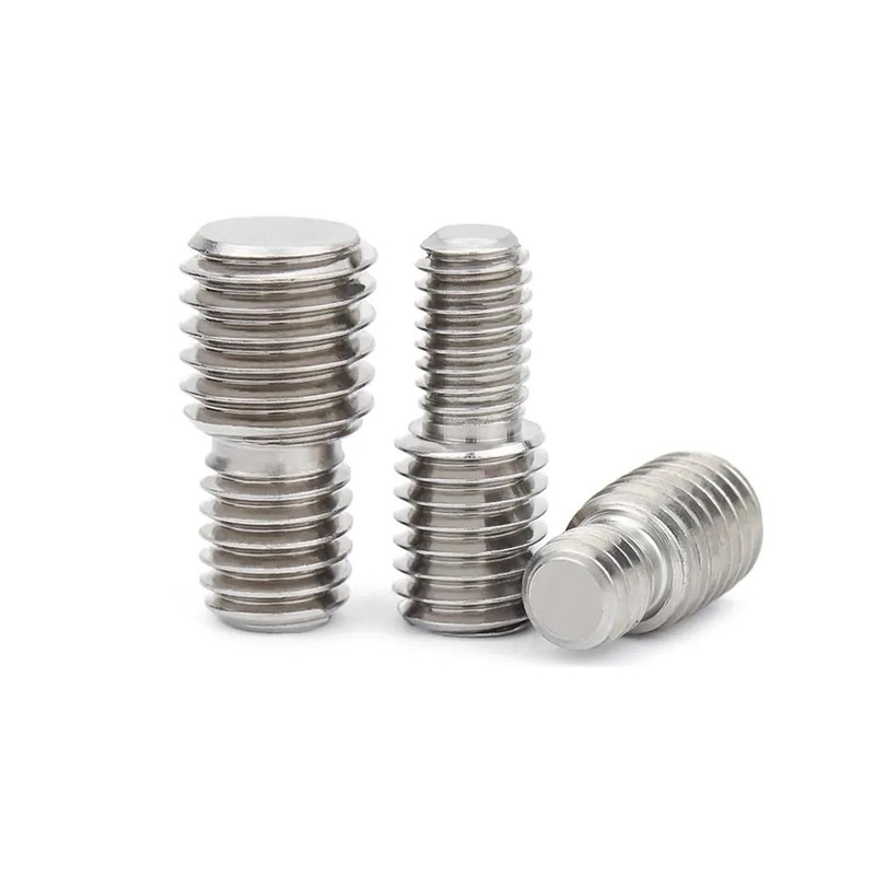 5pcs 304 Stainless Steel Adapter Male to Male Converter Double