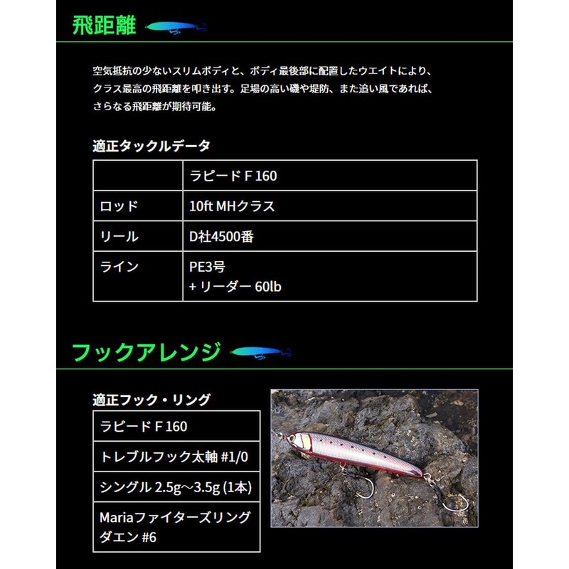Yamashita (YAMASHITA) Maria Rapido F 160mm 002 Bloody 632-057