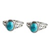 TEHAUX 2pcs Engagement Ring Western Style Jewelry Aesthetic Ring Confirmation