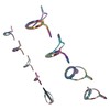 9PCS Lure Fishing Rod Guide Ring Set Stainless Steel Ceramic