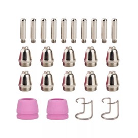 Smart Weld Electrode Tip Cup Ring Consumables fit SIMADRE 50DP CUT50DP Plasma Cutter Parts - 2-pk Standoff Guide