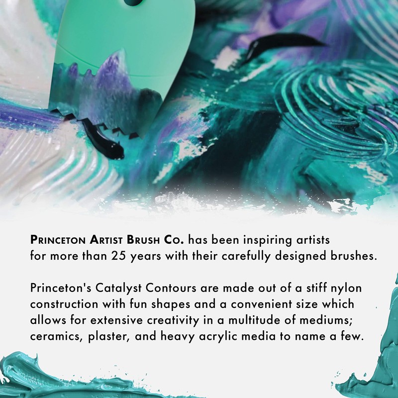 Princeton Art & Brush Catalyst Contour Tool-Mint C-64
