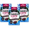 Charcocaps Anti-gas Formula 260 mg Per Capsule, 36 Capsules Each