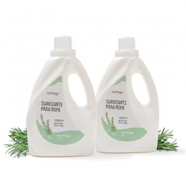 NATSHOP – Suavizante para Ropa 100% Natural 2L | Biodegradable y Concentrado - Aroma Fresco a Romero - Suavidad Duradera para Todo Tipo (4 Litros)