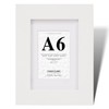 Fabian Clarke London® A6 Modern White Wooden Picture Photo Frame