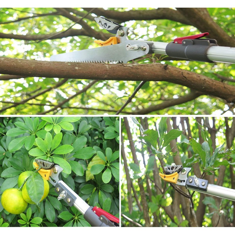 Mesoga 4.4-7.2 Foot Tree Pruner 2 Sections Extendable 4 Nodes