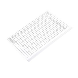 KICHOUSE Golf Accessories 18pcs Scorecards Disc Golf Score Card Portable Paper Scorecard for Players