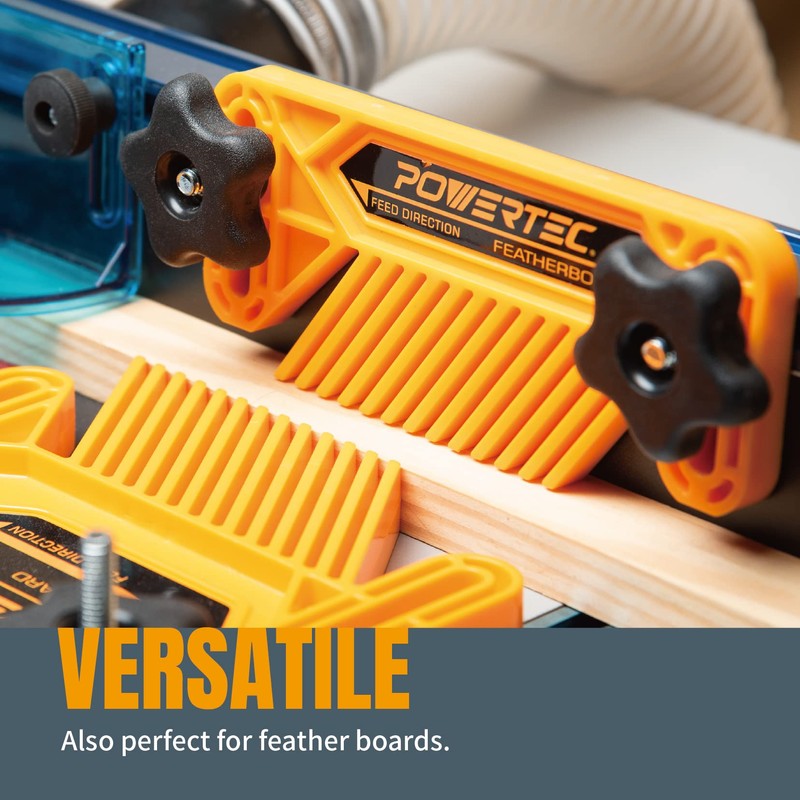 POWERTEC 71170V Universal T-Track Kit, including 48-Inch T-Track and 16-piece