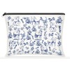 Horse French French Toile De Jouy Makeup Bag - Inspired