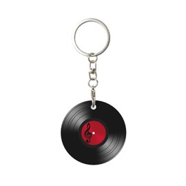 45 Rpm Record Cd Keychain, Key Chain Keychains Organizer Keyring Holder for Women Men Boys Girls