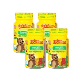 Lil Creators 릴크리터스 꾸미바이트 이뮨 아연+비타민 CD 60구미 4병 ReCreta Kumi Bite Immune Zinc + Vitamin CD 60 Gummies 4 Bottles