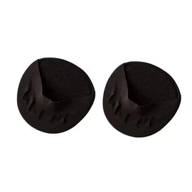 Katartizo Women Toe Topper Liner Socks for Heels, Pads Sponge Cushion with Non-Slip, No Show Comfortable Women's Toeless Half Socks for High Heels