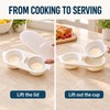 Microwave Egg Poacher for Quick Breakfasts – Double-Cup PP Egg