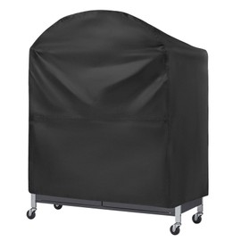 M METERXITY BBQ Gas Grill Cover, 31" x 26" x 39" Charcoal Grill Cover, Waterproof Weather Resistant Rip-Proof Kettle Grill Cover for Outdoor Grill/Outdoor Furniture Cover [Black]