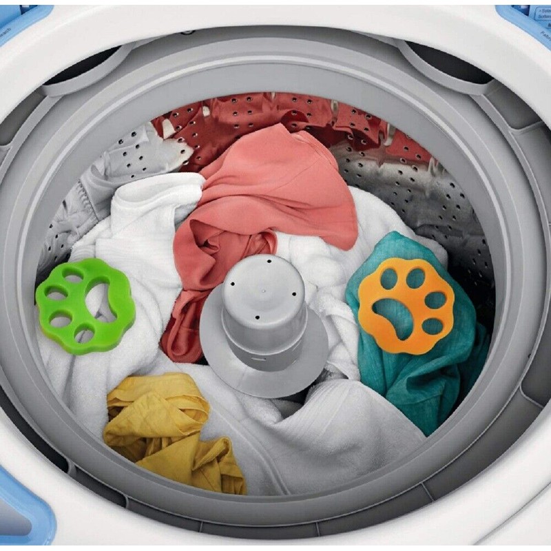 TIKA 2-Pack Laundry Pet Hair Remover - Washing Machine Fur