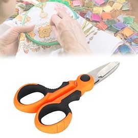 GLOGLOW Cortador de Alambre, Tijeras Multifuncionales para Electricistas y Hogar, Acero Inoxidable, ABS, Naranja                                      