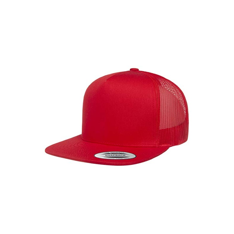Yupoong Men's YP Classic Trucker Cap, OSFA Red