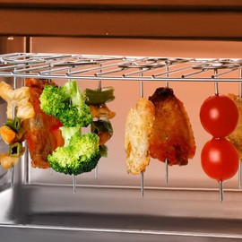 Air Fryer Skewers for Kabob | Vertical Kabob Skewers | Barbecue Skewers Metal BBQ Sticks, Stainless Steel Kabob Skewers for Grill Outings Cooking, BBQ Skewers