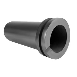 Deruilong Graphite Crucible, 1kg/2kg High Purity Graphite Crucible, Melting Gold, Silver, Copper, Furnace Casting Mould Melt Jewelry Tools-2kg