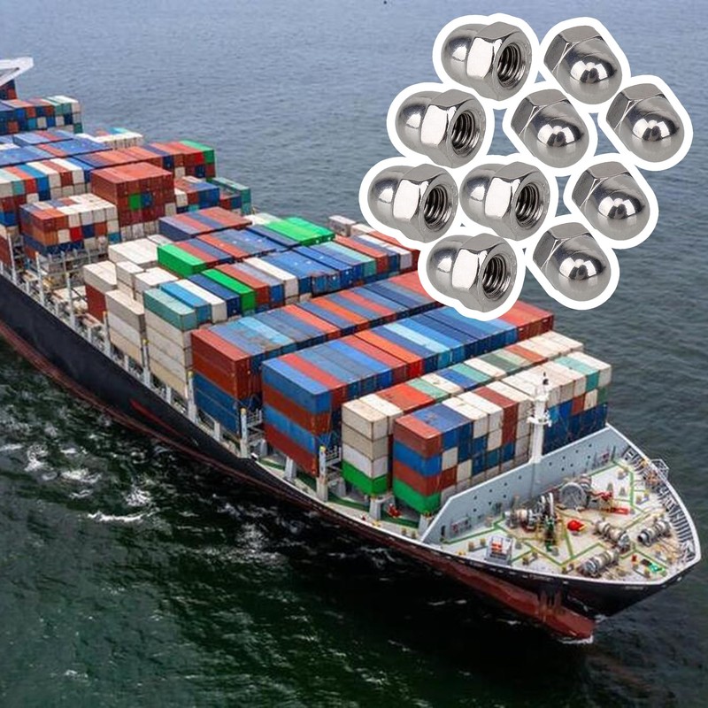 CNBTR Acorn Dome Head Metric Stainless Steel M6 Socket Size